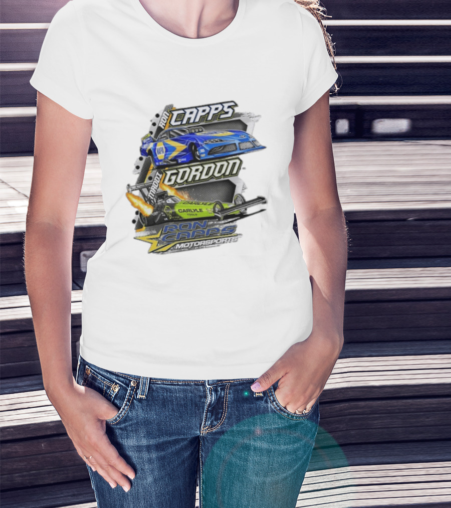 Ron Capps Motorsports Carlyle Tools Drag Racing Gordon Maddi T-Shirt