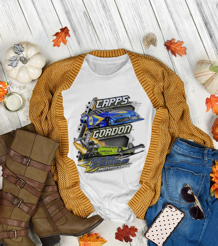 Ron Capps Motorsports Carlyle Tools Drag Racing Gordon Maddi T-Shirt