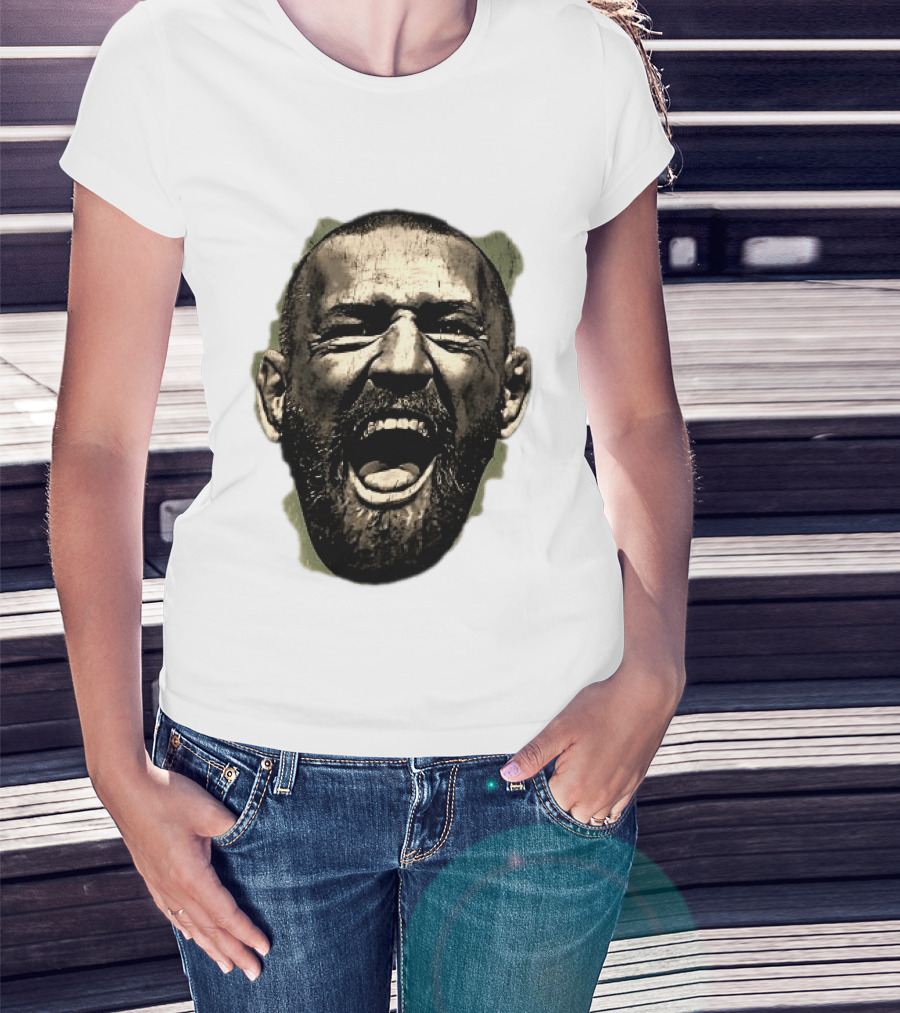 UFC The Notorious Conor McGregor Takeover Swag Head 2 Sided T-Shirt