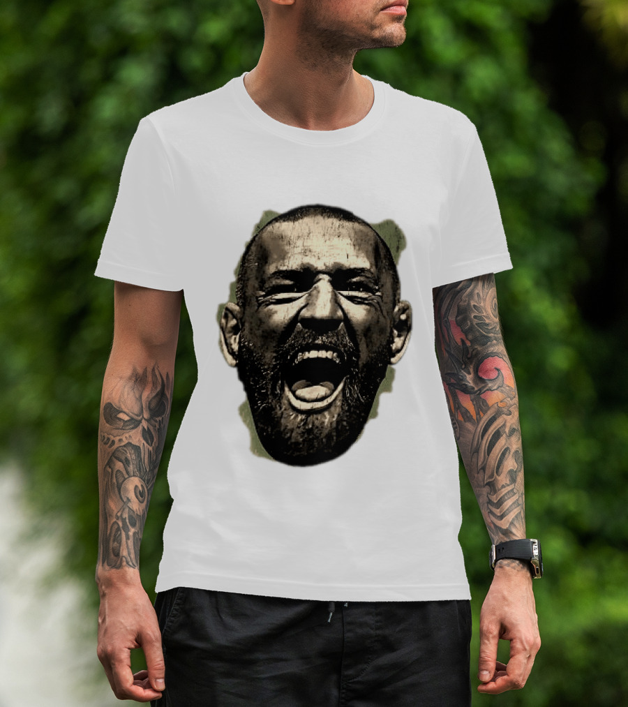 UFC The Notorious Conor McGregor Takeover Swag Head 2 Sided T-Shirt