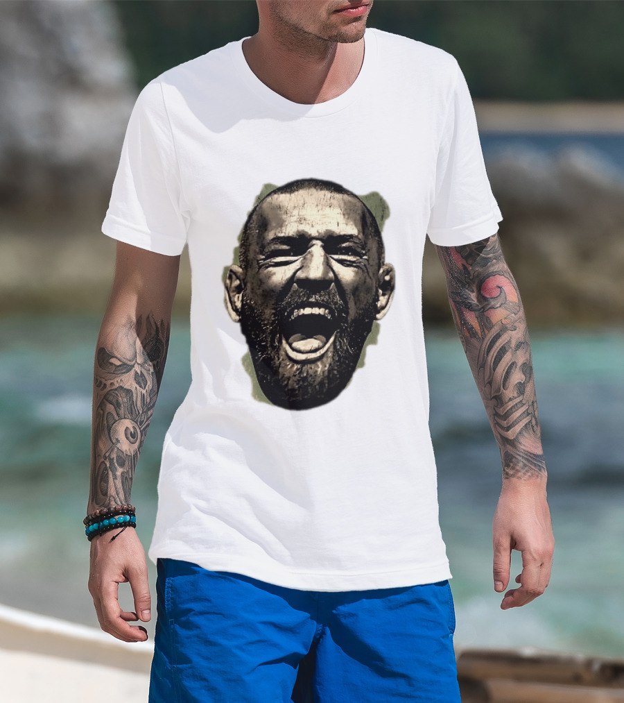 UFC The Notorious Conor McGregor Takeover Swag Head 2 Sided T-Shirt
