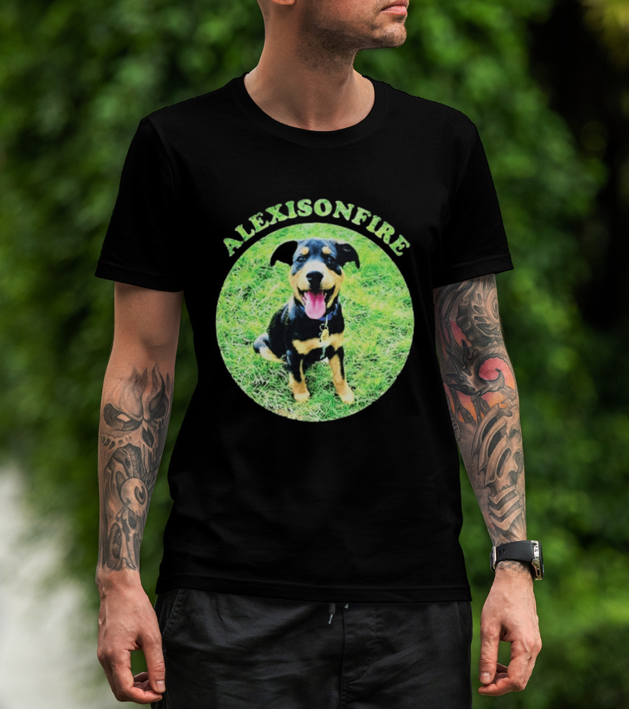 Alexisonfire Pupper Dog On Grass T-Shirt