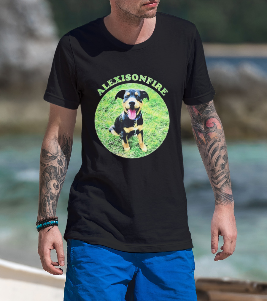 Alexisonfire Pupper Dog On Grass T-Shirt