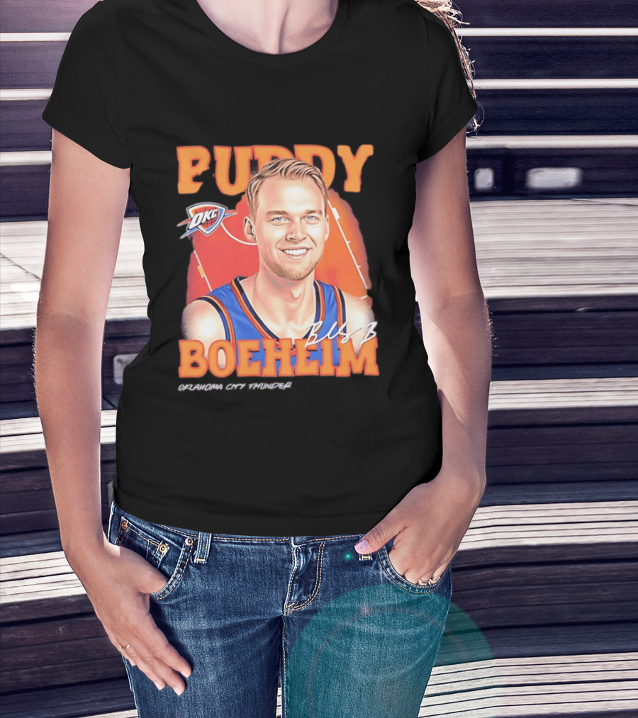 Buddy Boeheim Oklahoma City Thunder OKC Basketball BCS B Airbrush T-Shirt