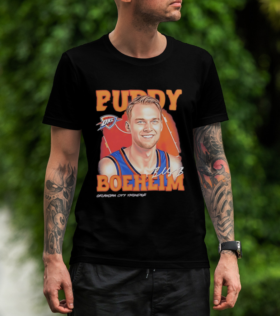 Buddy Boeheim Oklahoma City Thunder OKC Basketball BCS B Airbrush T-Shirt