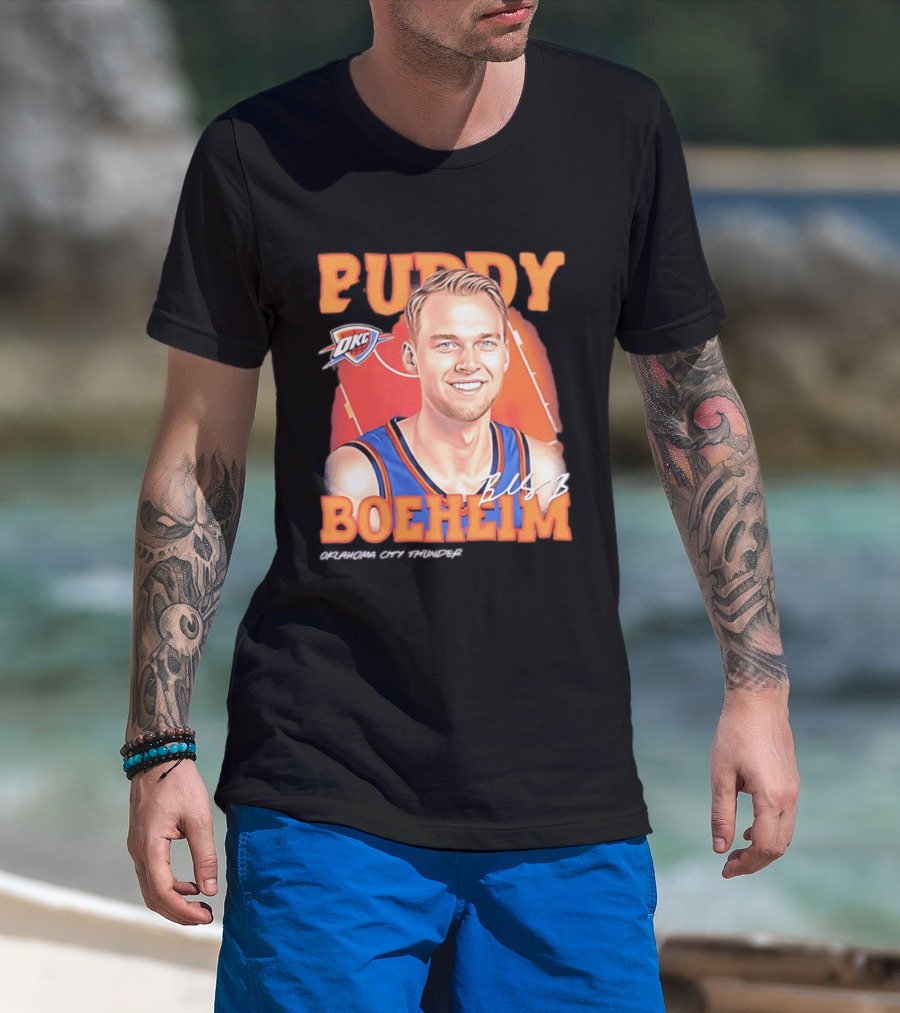 Buddy Boeheim Oklahoma City Thunder OKC Basketball BCS B Airbrush T-Shirt