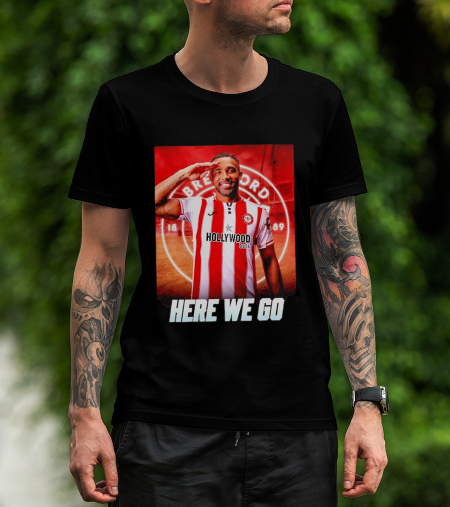 Brentford FC Callum Wilson Here We Go Hollywood Bets T-Shirt