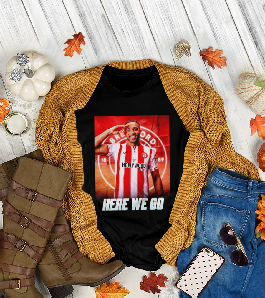 Brentford FC Callum Wilson Here We Go Hollywood Bets T-Shirt