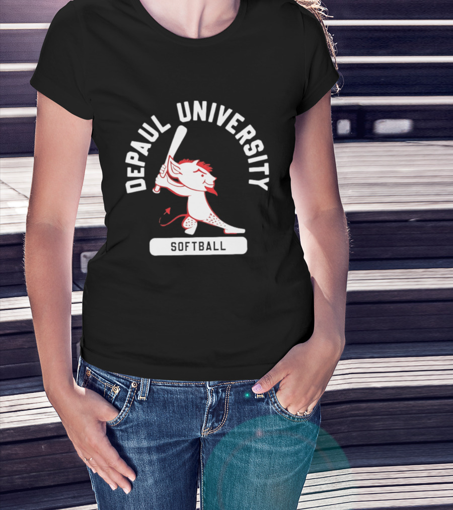 DePaul University Blue Demons Billy Softball T-Shirt