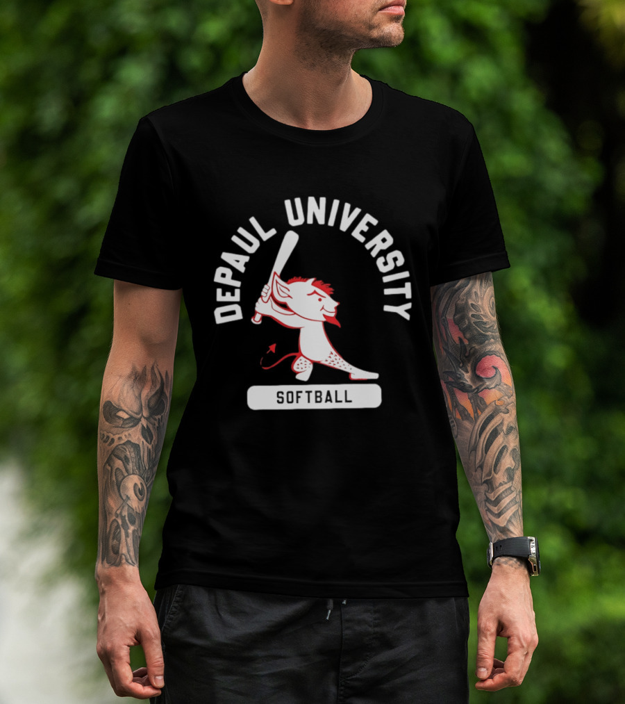 DePaul University Blue Demons Billy Softball T-Shirt