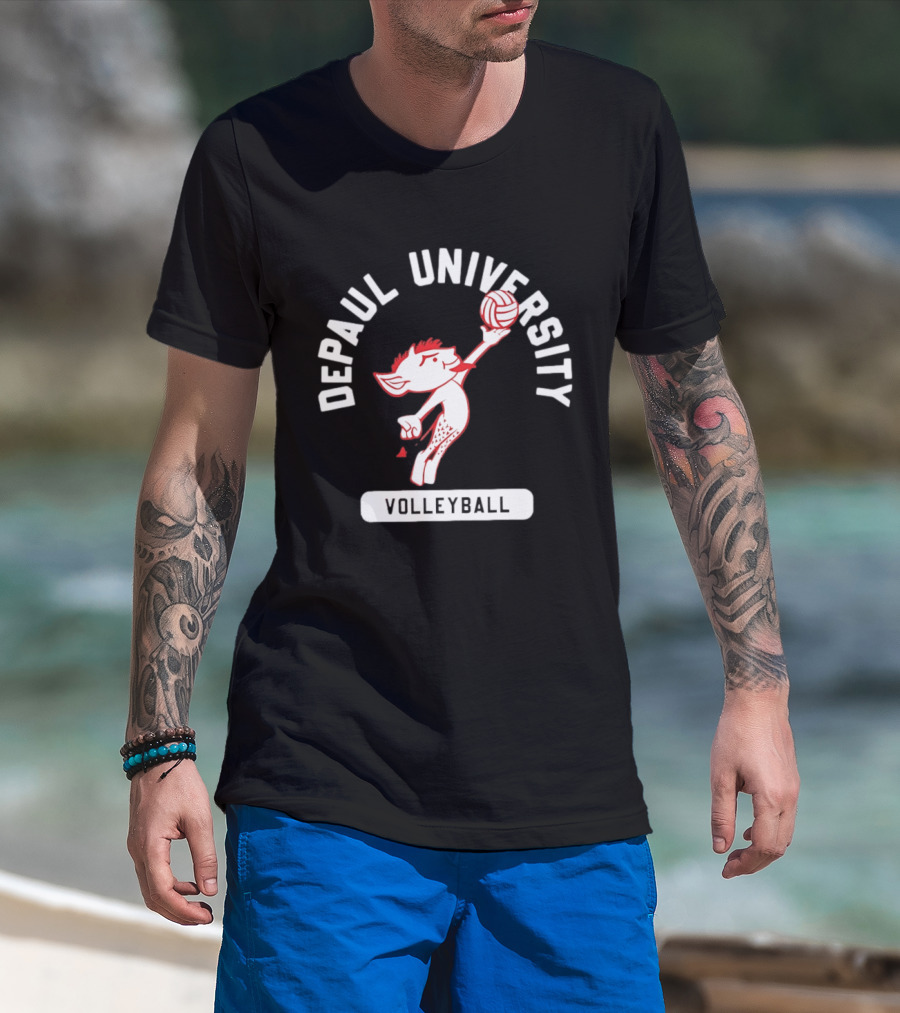 DePaul University Blue Demons Volleyball Billy T-Shirt