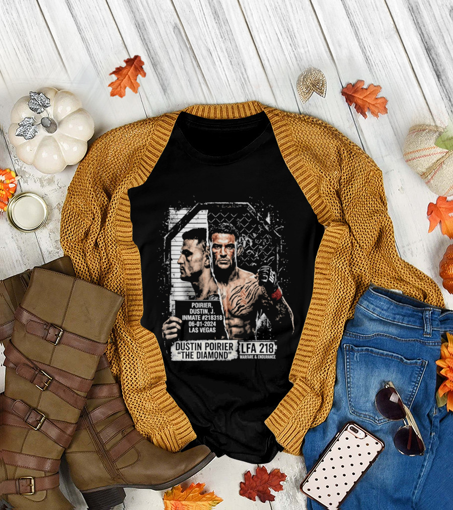 Dustin Poirier The Diamond Shot Las Vegas LFA 218 T-Shirt