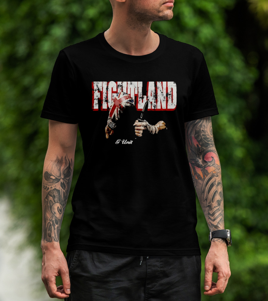 Fightland G Unit British Flag Boxing Gloves T-Shirt