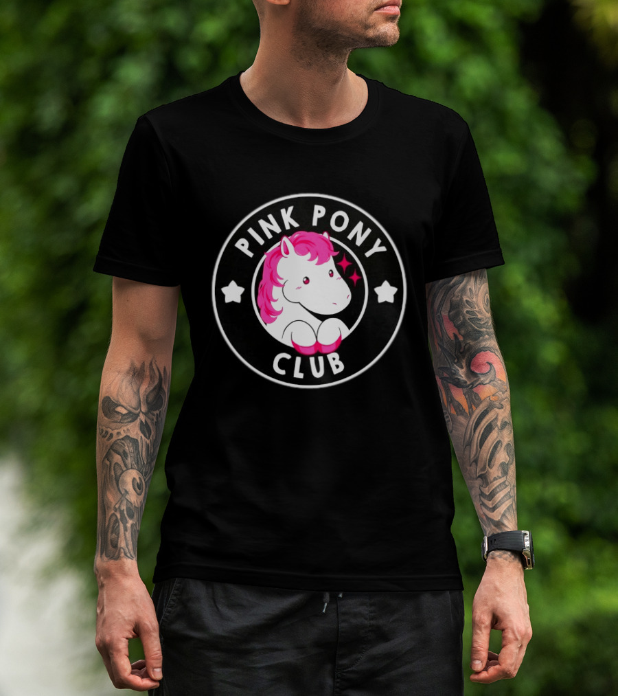 Pink Pony Club Chappell Roan Music Pop Cute Horse Icon Trend T-Shirt