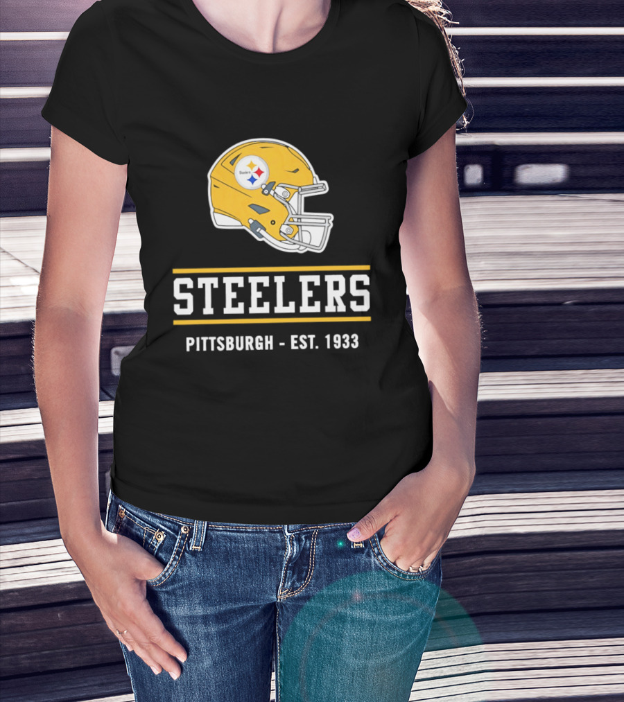 Pittsburgh Steelers Helmet Est 1933 T-Shirt