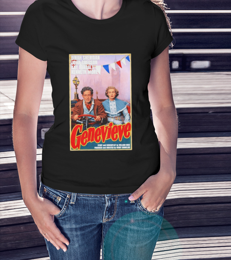 Dinah Sheridan John Gregson Kay Kendall Kenneth More Genevieve Movie T-Shirt