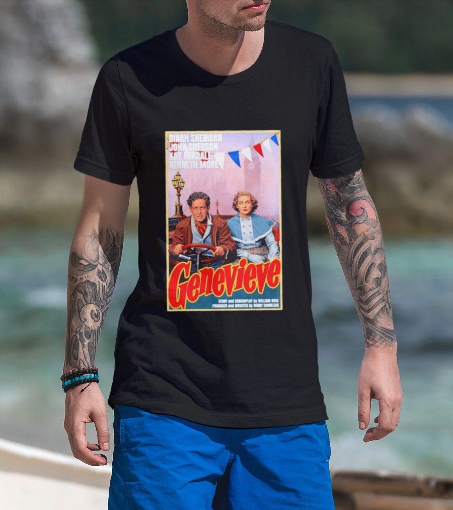 Dinah Sheridan John Gregson Kay Kendall Kenneth More Genevieve Movie T-Shirt