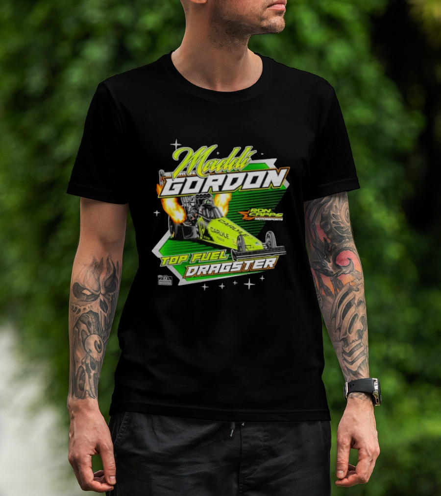 Maddi Gordon Ron Capps Motorsports Carlyle Tools Top Fuel Dragster T-Shirt