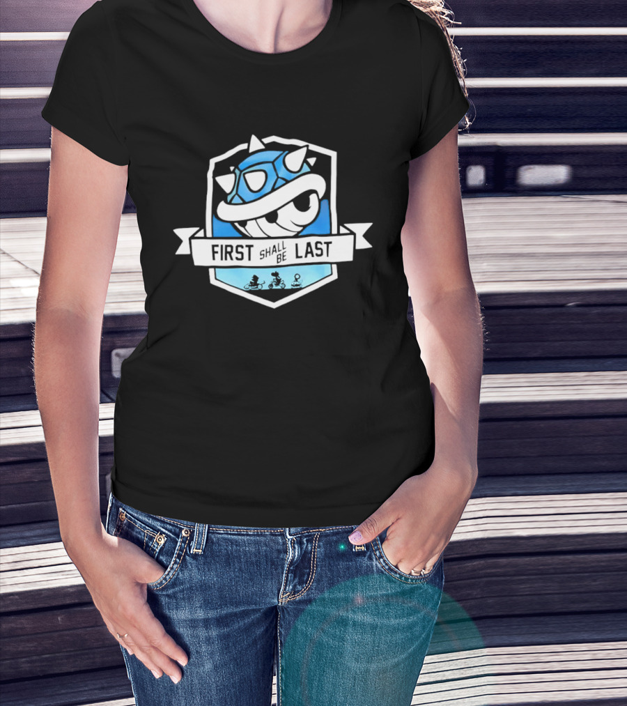 Mario Kart Blue Shell First Shall Be Last T-Shirt