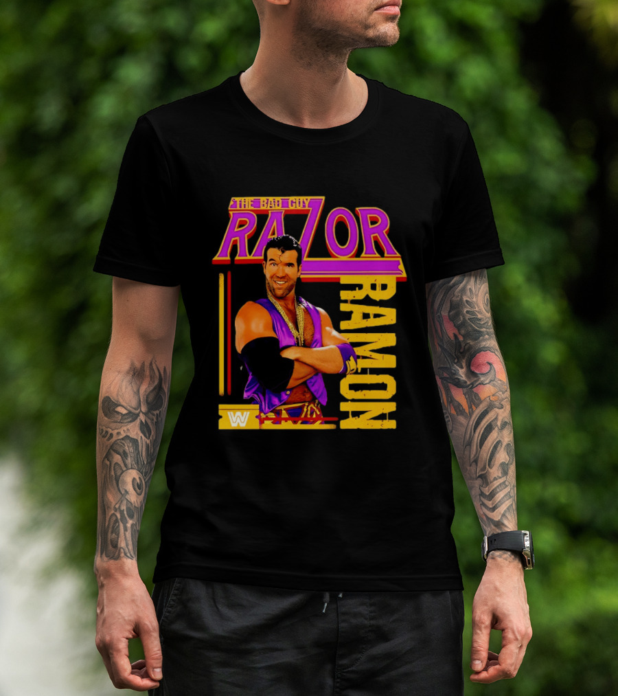 Razor Ramon The Bad Guy WWE Wrestling Superstar T-Shirt