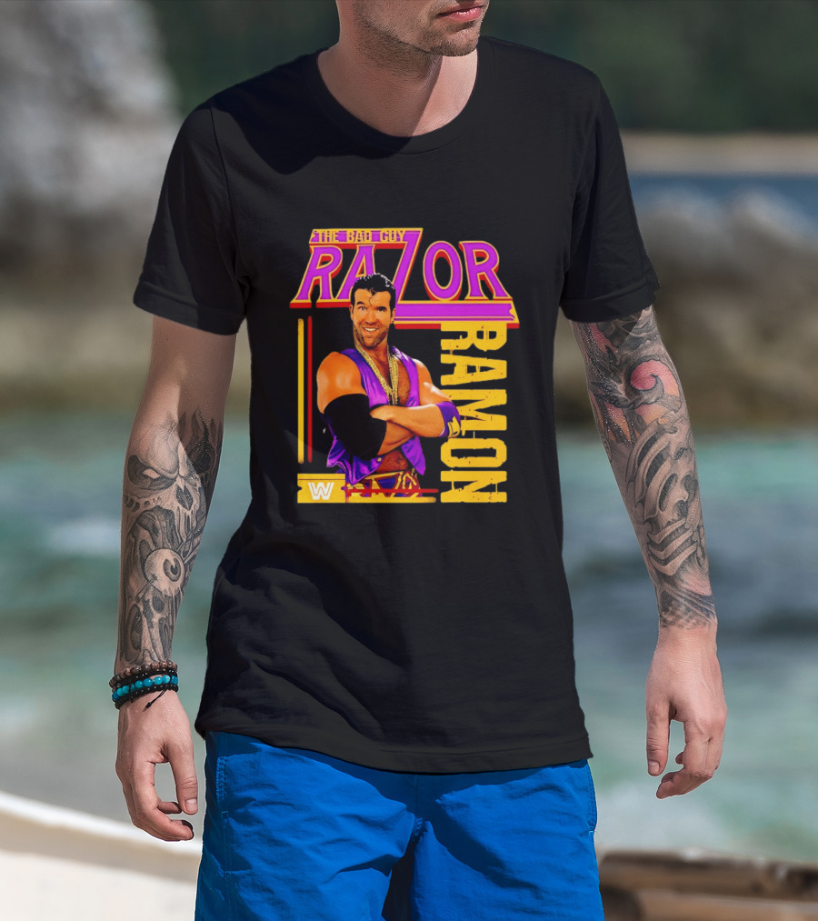 Razor Ramon The Bad Guy WWE Wrestling Superstar T-Shirt