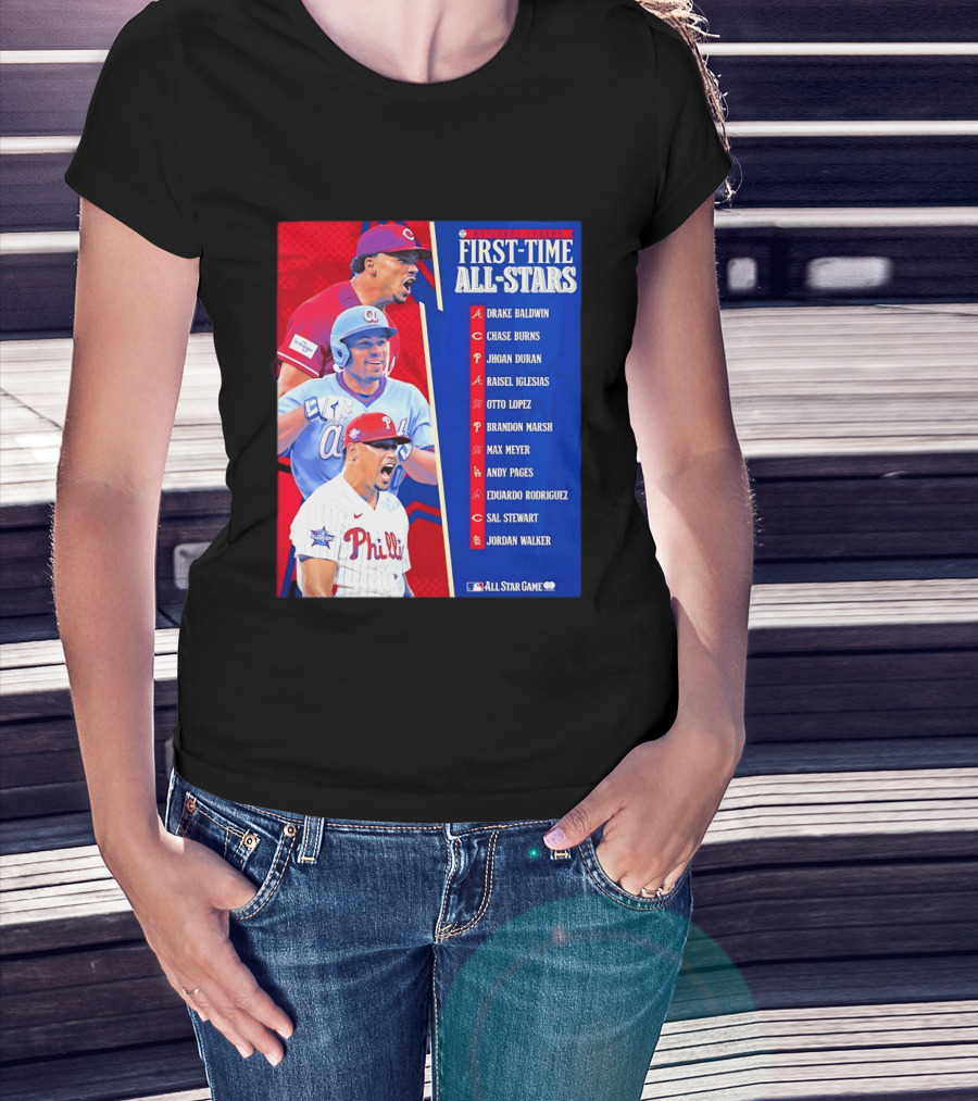 MLB National League First Time All Stars T-Shirt