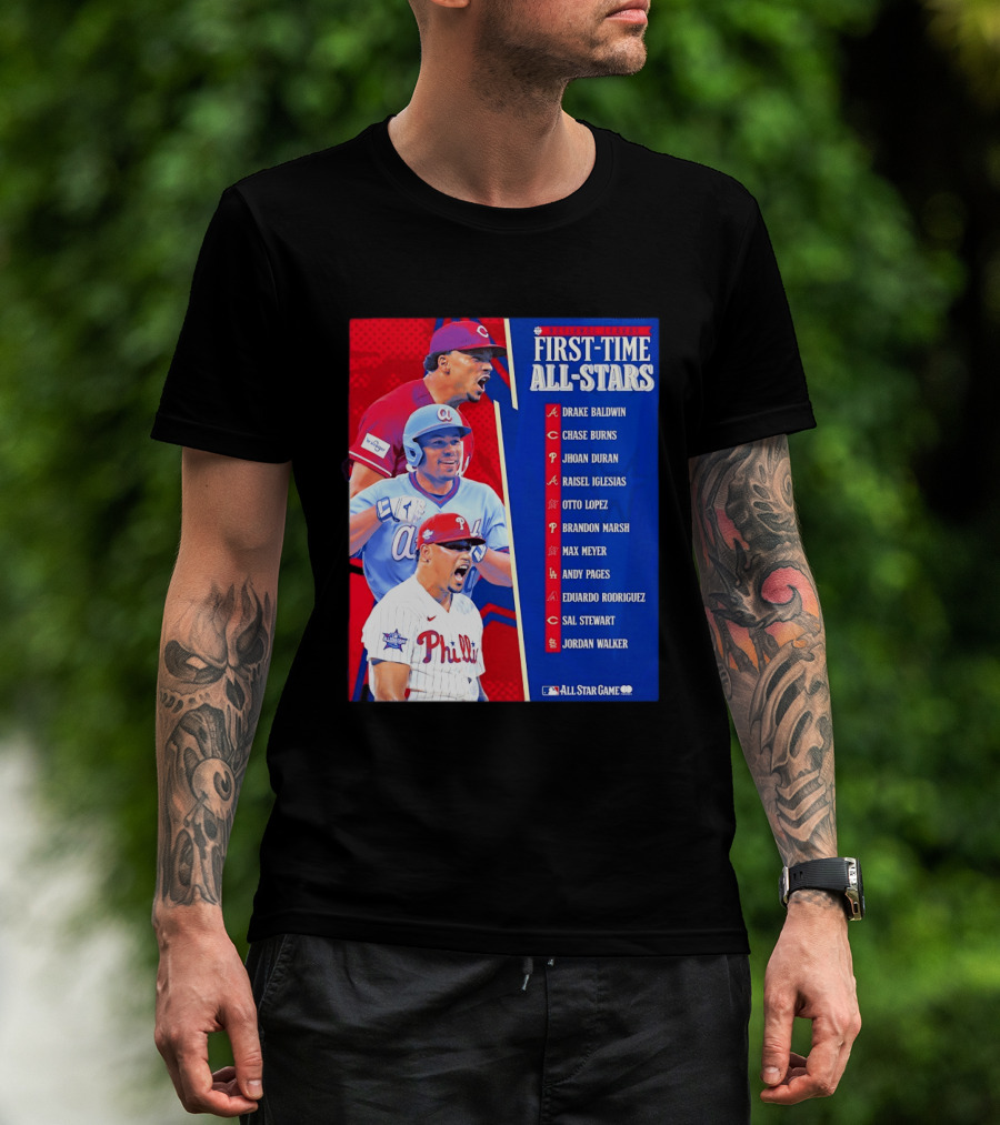 MLB National League First Time All Stars T-Shirt