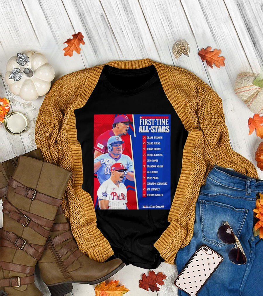 MLB National League first time all stars T-Shirt
