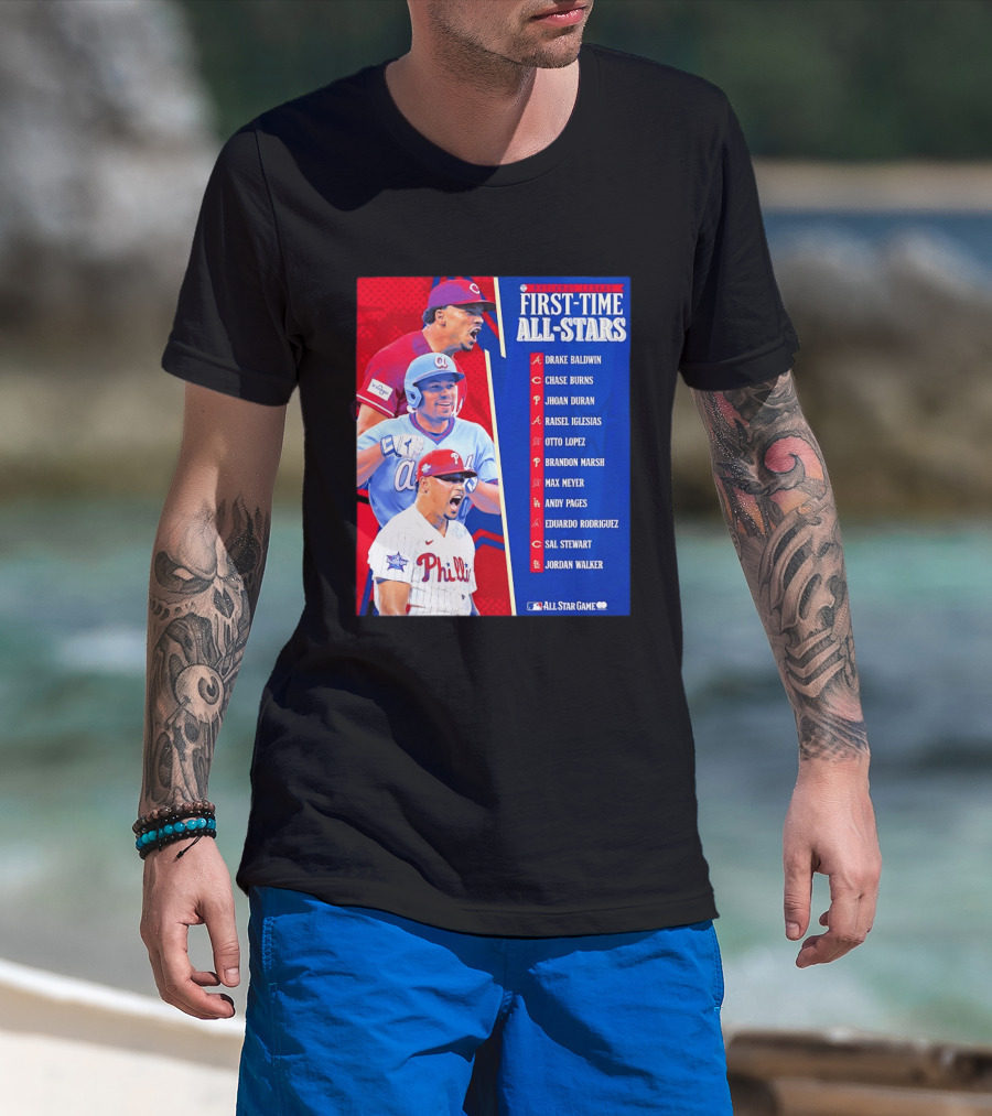 MLB National League First Time All Stars T-Shirt