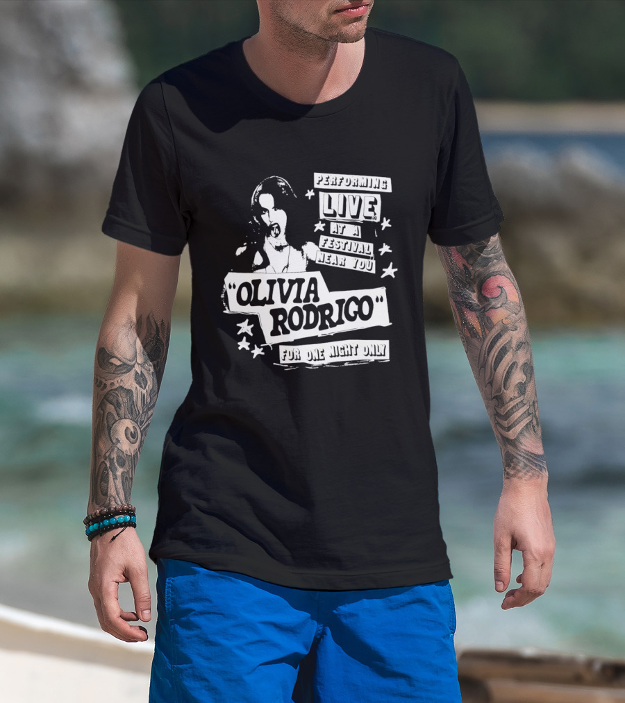 Olivia Rodrigo Live Performance For The Next Day Festival T-Shirt