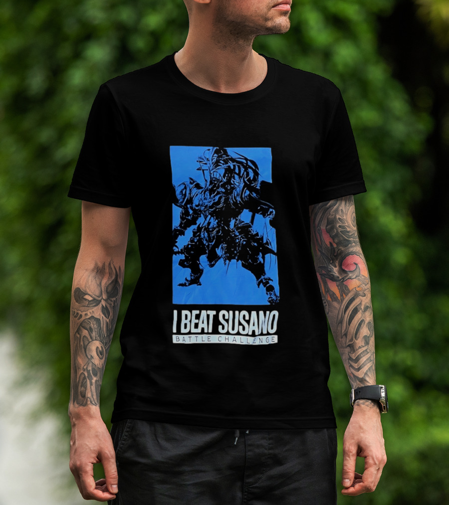 I Beat Susano Battle Challenge Final Fantasy XIV Victory T-Shirt