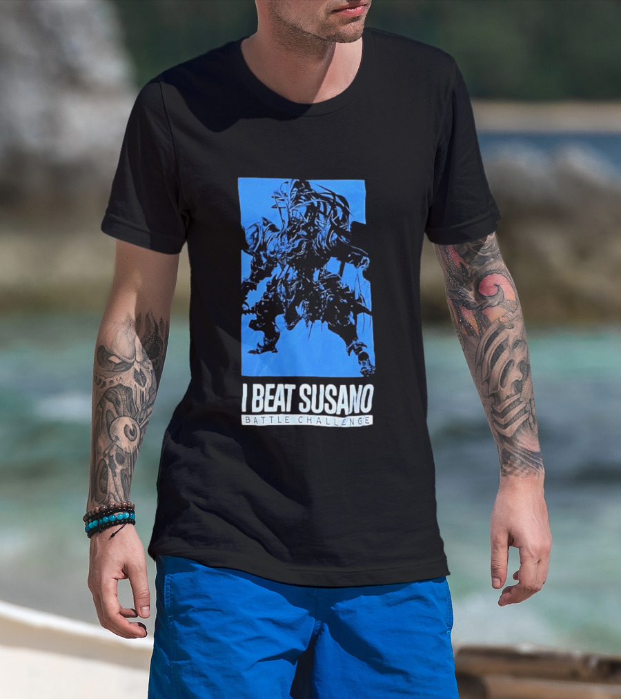 I Beat Susano Battle Challenge Final Fantasy XIV Victory T-Shirt