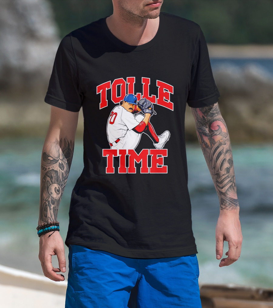 Tolle Time Payton Tolle Boston Red Sox Pitching Baseball T-Shirt