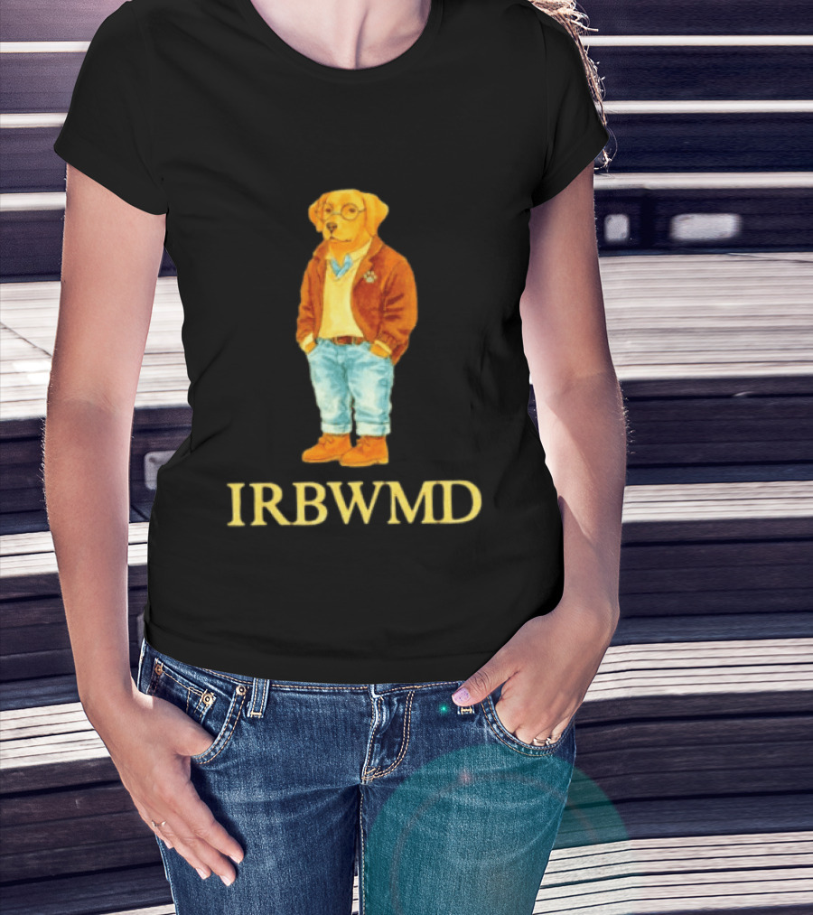 IRBWMD Golden Retriever Reading Companion T-Shirt
