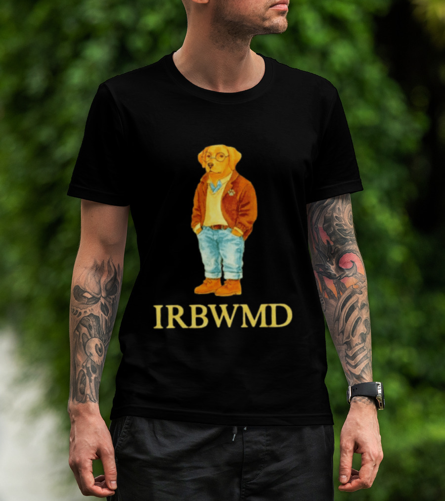 IRBWMD Golden Retriever Reading Companion T-Shirt