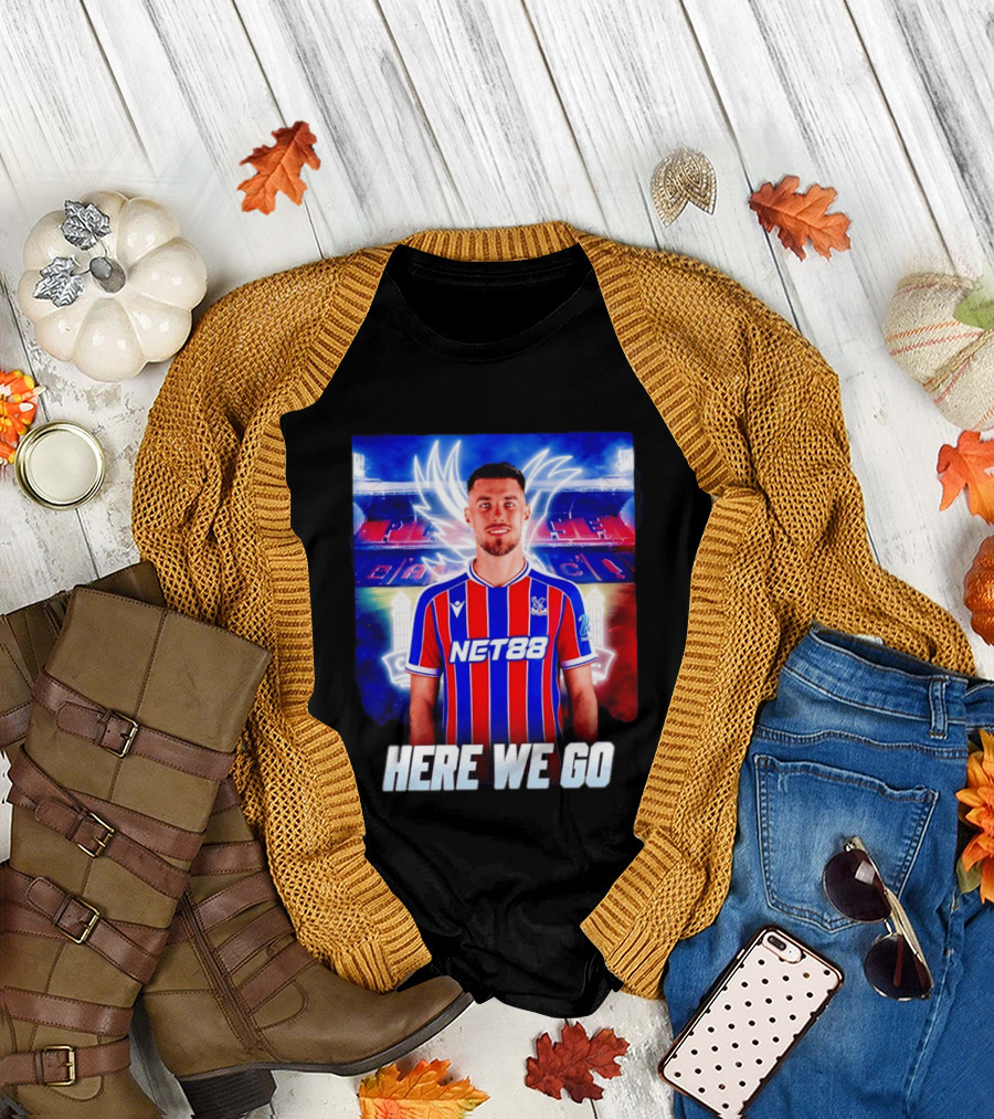 Oscar Mingueza NET88 Crystal Palace Here We Go T-Shirt