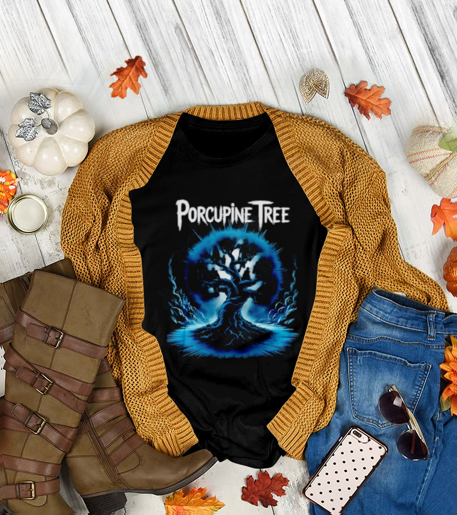 Porcupine Tree Psychedelic Evil Tree T-Shirt