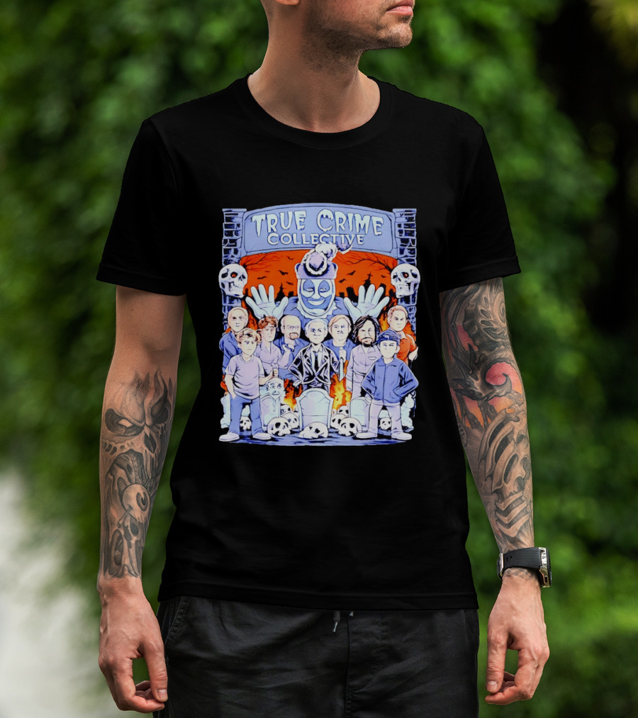 True Crime Collective Serial Killer Collage T-Shirt