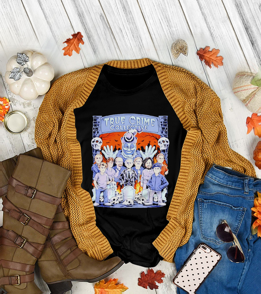 True Crime Collective Serial Killer Collage T-Shirt