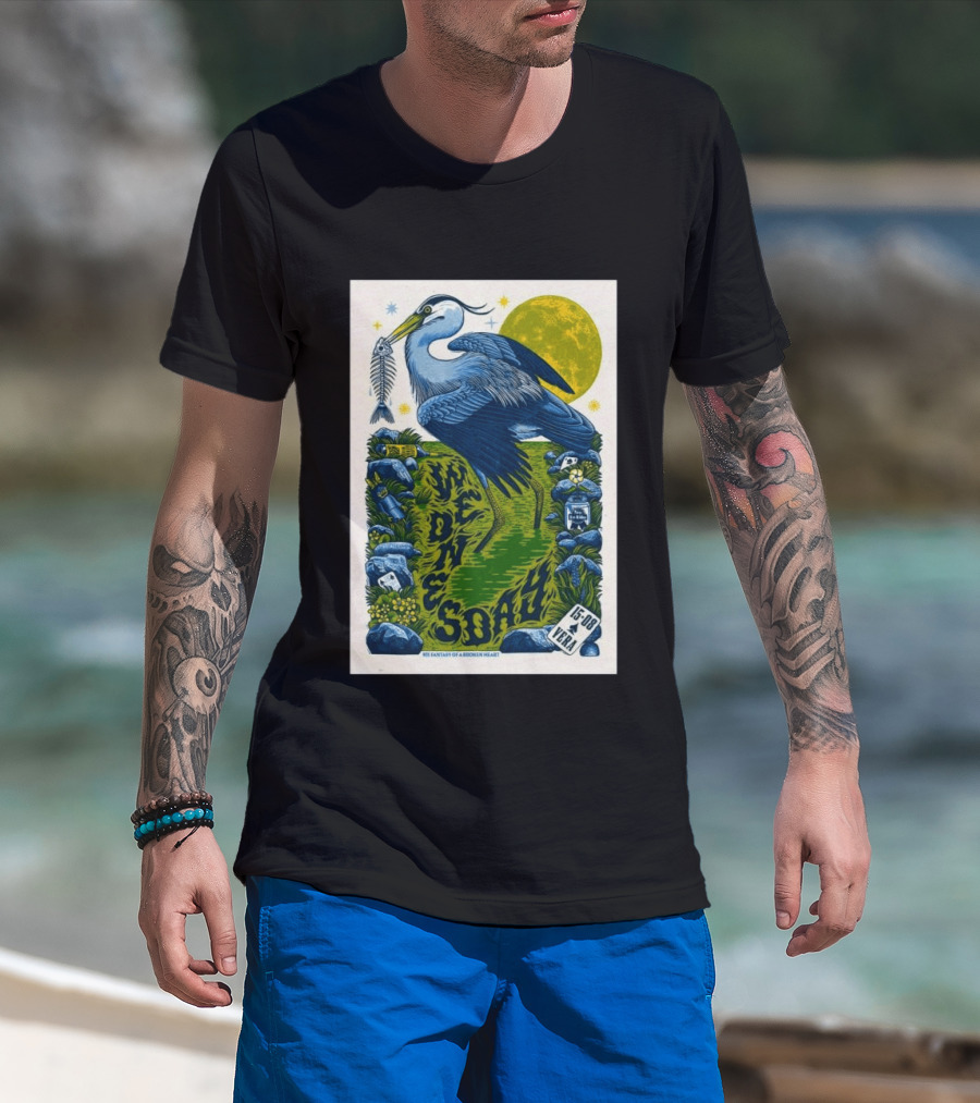 Wednesday 15 Aug 2026 Vera Groningen NL Heron Fantasy Of A Broken Heart T-Shirt