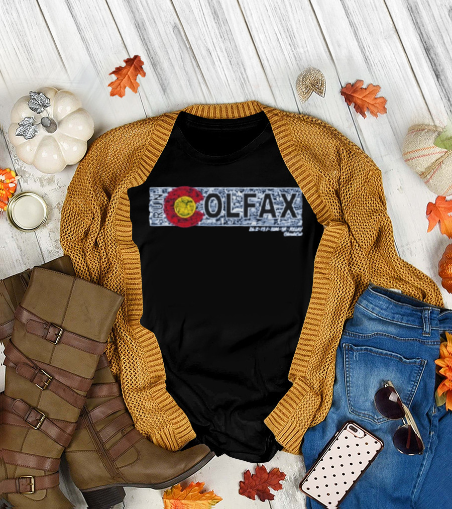 Run Colfax Colorado 26.2 13.1 10M 5K Relay T-Shirt