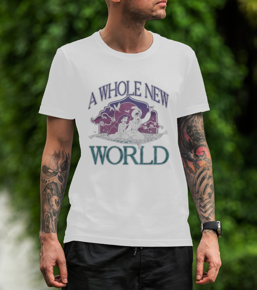 A Whole New World Aladdin Flying Carpet Adventure T-Shirt