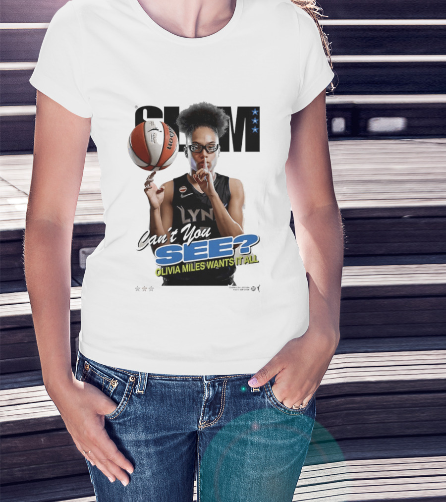 Minnesota Lynx SLAM Olivia Miles Wants It All Can't You See Basketball T-Shirt