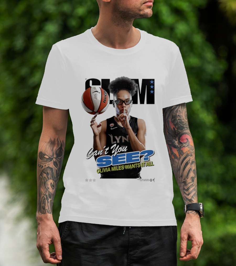Minnesota Lynx SLAM Olivia Miles Wants It All Can't You See Basketball T-Shirt