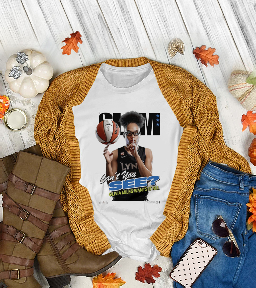 Minnesota Lynx SLAM Olivia Miles Wants It All Can't You See Basketball T-Shirt