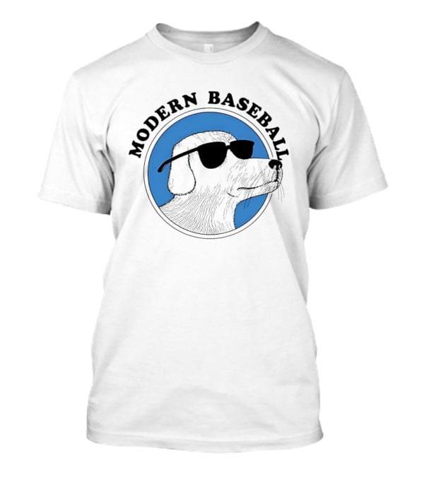 Modern Baseball Dog With Sunglasses T-Shirt