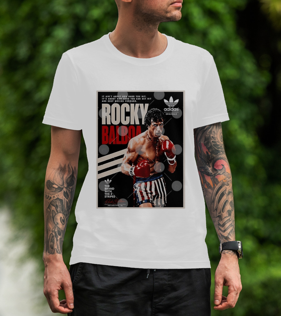 Rocky Balboa Adidas Originals Philadelphia Boxing Legend T-Shirt