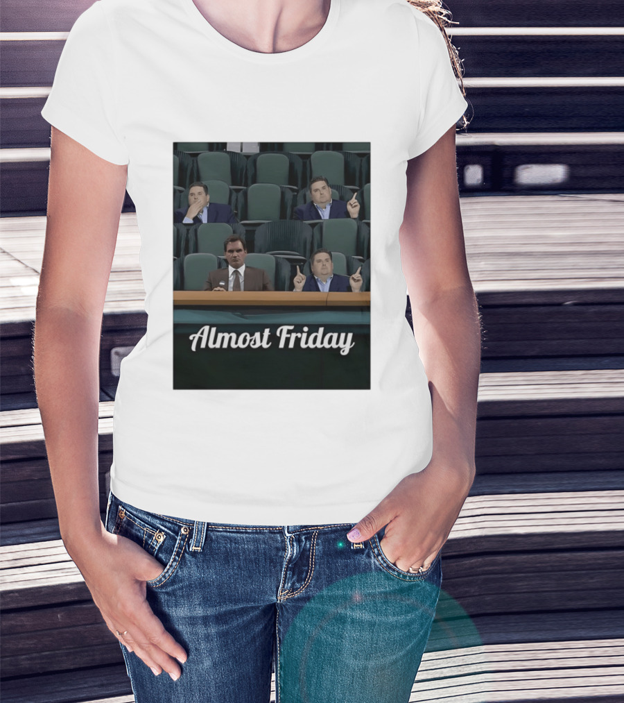 Roger Federer Brian Windhorst Tennis Stands Memes Almost Friday T-Shirt