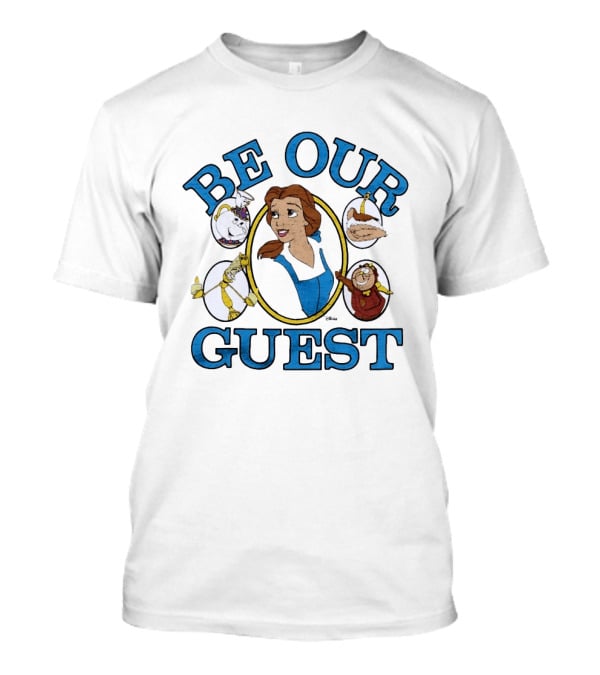 Be Our Guest Belle Beauty And The Beast Characters Disney T-Shirt