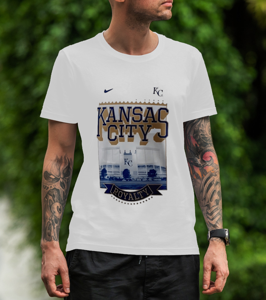 Kansas City Royals Stadium Royalty KC Nike T-Shirt